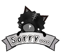 Black Animal's Party sticker #3754582