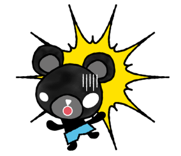 Black Animal's Party sticker #3754587