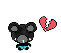 Black Animal's Party sticker #3754598