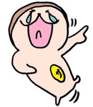 Alien from monkey planet sticker #3754688