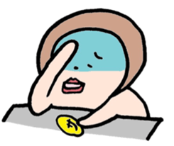 Alien from monkey planet sticker #3754699
