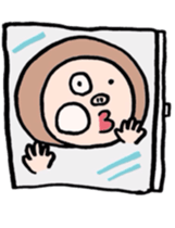 Alien from monkey planet sticker #3754709