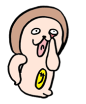 Alien from monkey planet sticker #3754714