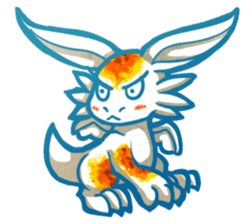 Marshy the Marshmallow Dragon (English) sticker #3754916
