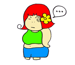 GubGib Fat Girl By THANPH sticker #3755087