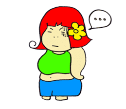 GubGib Fat Girl By THANPH sticker #3755087