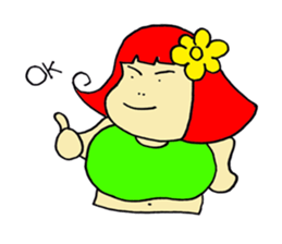 GubGib Fat Girl By THANPH sticker #3755092