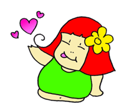 GubGib Fat Girl By THANPH sticker #3755102
