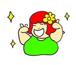 GubGib Fat Girl By THANPH sticker #3755107