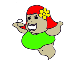 GubGib Fat Girl By THANPH sticker #3755111