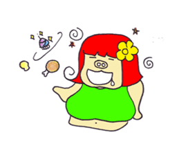GubGib Fat Girl By THANPH sticker #3755114