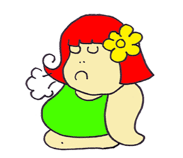 GubGib Fat Girl By THANPH sticker #3755115