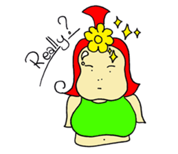 GubGib Fat Girl By THANPH sticker #3755120