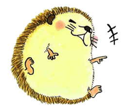 The hedgehog and the hamster sticker #3755181