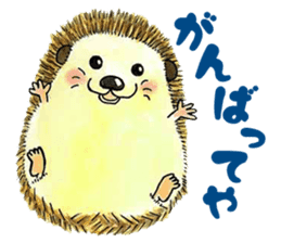 The hedgehog and the hamster sticker #3755184