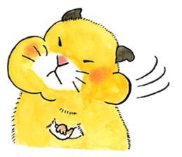 The hedgehog and the hamster sticker #3755188