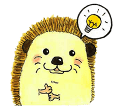 The hedgehog and the hamster sticker #3755204