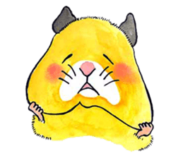 The hedgehog and the hamster sticker #3755205