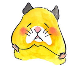 The hedgehog and the hamster sticker #3755205