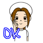 a nurse ange who is symbol of iyashi sticker #3755688