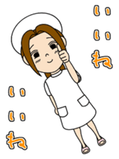 a nurse ange who is symbol of iyashi sticker #3755689