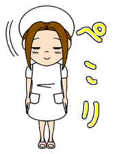 a nurse ange who is symbol of iyashi sticker #3755692