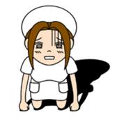 a nurse ange who is symbol of iyashi sticker #3755694