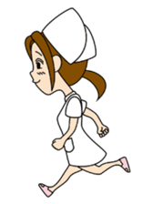 a nurse ange who is symbol of iyashi sticker #3755698