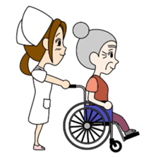 a nurse ange who is symbol of iyashi sticker #3755716