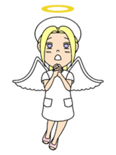 a nurse ange who is symbol of iyashi sticker #3755720