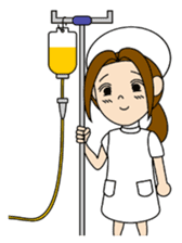 a nurse ange who is symbol of iyashi sticker #3755721