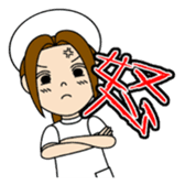 a nurse ange who is symbol of iyashi sticker #3755722