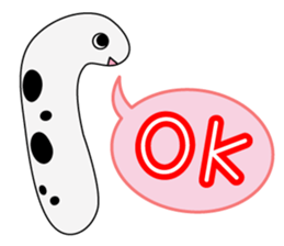 He is Spotted garden eel sticker #3756773