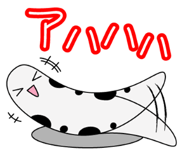 He is Spotted garden eel sticker #3756778