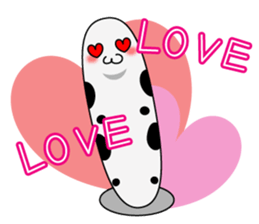 He is Spotted garden eel sticker #3756791