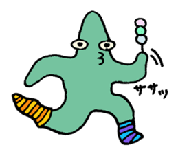 the Hedgehog and Asteroidea sticker #3757209