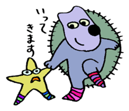 the Hedgehog and Asteroidea sticker #3757225