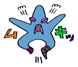 the Hedgehog and Asteroidea sticker #3757226