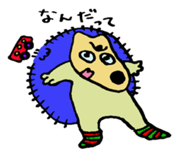 the Hedgehog and Asteroidea sticker #3757230