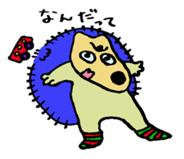 the Hedgehog and Asteroidea sticker #3757230