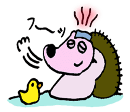 the Hedgehog and Asteroidea sticker #3757244