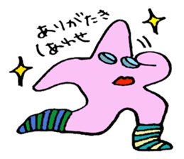 the Hedgehog and Asteroidea sticker #3757245