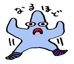 the Hedgehog and Asteroidea sticker #3757246