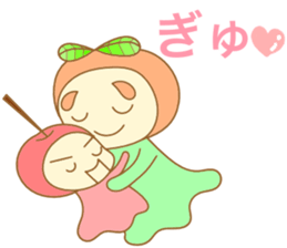 A cherry puppet and tangerine girl sticker #3757599