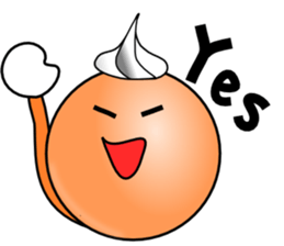 Smooth face of whip-chan sticker #3757733