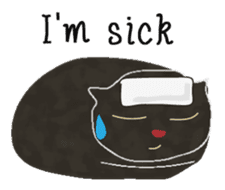 Nong Black Cat (EN) sticker #3758114