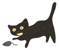 Nong Black Cat (EN) sticker #3758118