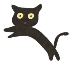 Nong Black Cat (EN) sticker #3758120
