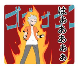 Battle comic Sticker sticker #3758152