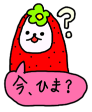 Strawberry Fairy. Everyday conversation sticker #3758940